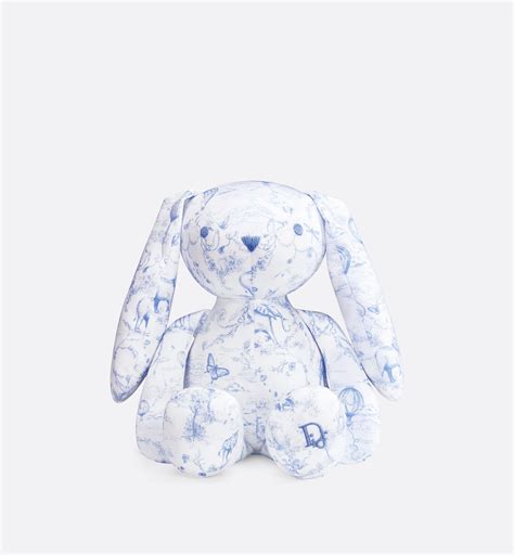 dior stuffed animal|dior rabbit toile.